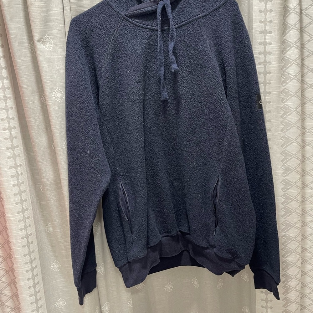 Alo Yoga Navy Crewneck Sweater Soft Knit